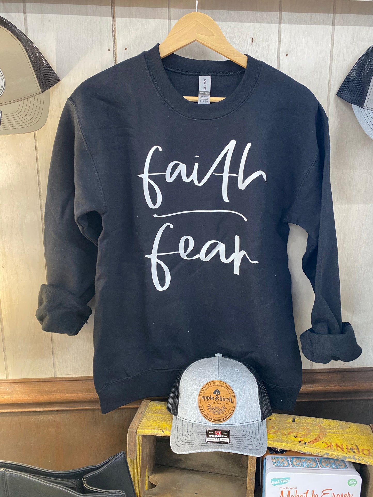 Faith Over Fear Crewneck Sweatshirt