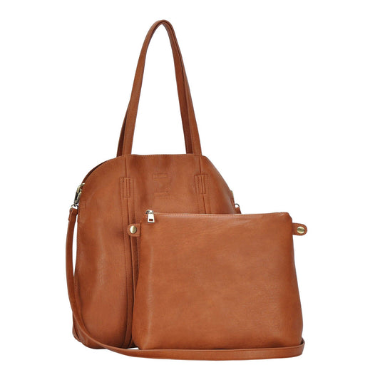 Faith Tote: Tan